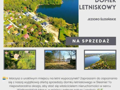 Ślesin – Domek letniskowy z widokiem na jezioro