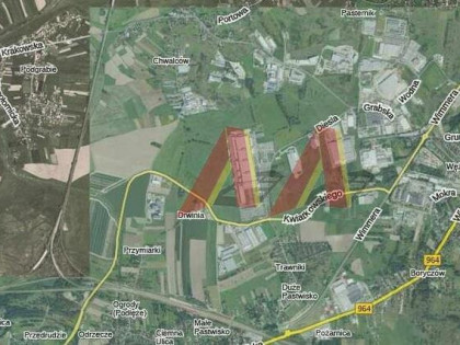 Działka przemysłowa Niepołomice, Podłęże