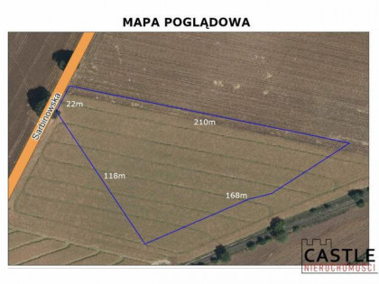 Działka inwestycyjna Poznań gm. Poznań-Nowe Miasto Żegrze, Sarbinowska