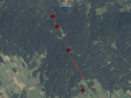 Działki leśne Podwilk