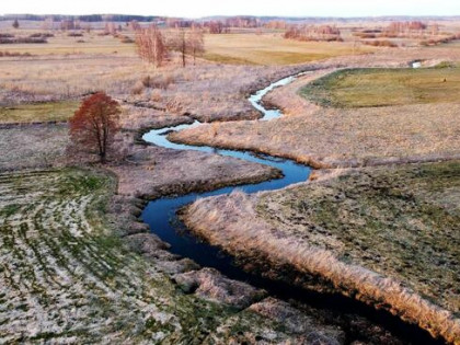 Działka 1,2 ha z własną linią brzegową rzeki Bogusze