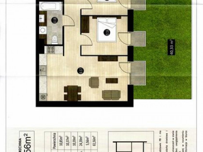 OSTATNIE MIESZKANIE CHEŁMIEC Z OGRODEM 1 AR!!!