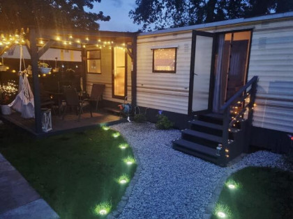 Domek holenderski przy jeziorze Pławniowice