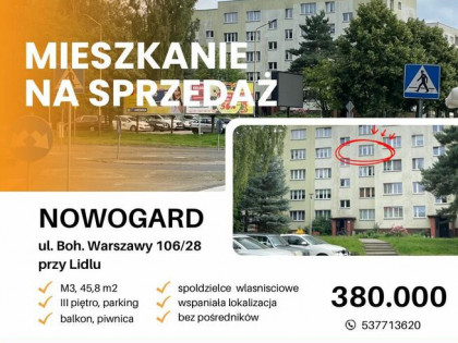 M3, 46 m3, III p., piwnica, parking, fajna lokalizacja