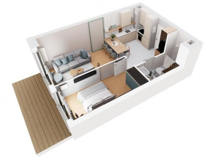 Apartamenty Remedium A.2.12 - gotowy do odbioru