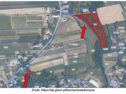 Syndyk sprzeda udział 1/2 w działkach w Wiktorowicach
