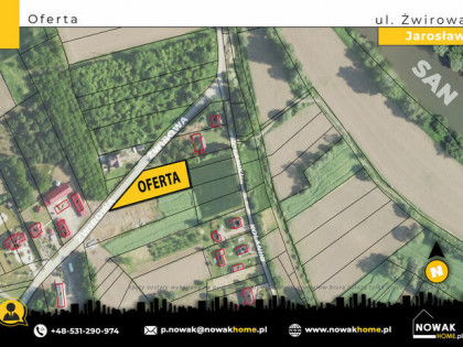 Jarosław – działka budowlana z Warunkami Zabudowy, ul. Żwiro