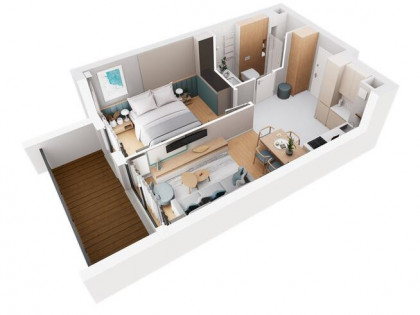 Apartamenty Remedium A.2.1 - w pełni wyposażony