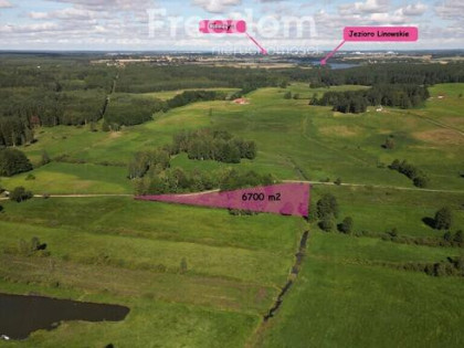 Atrakcyjna działka w Kabornie gm. Purda