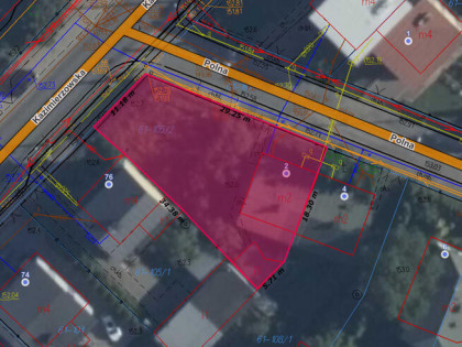 Działka z domem 549 m2 Siedlce ul Polna 2-narożna