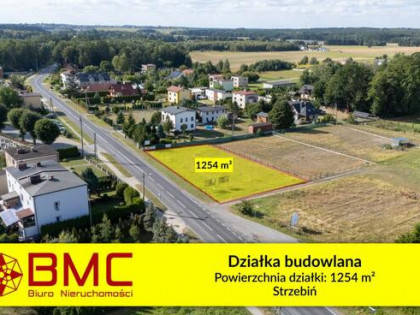 Działka budowlana Strzebiń gm. Koszęcin, Lubliniecka