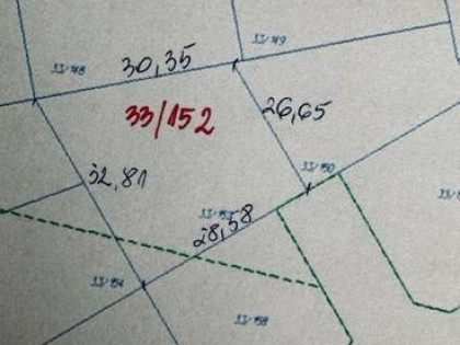 Działka pod zabudowę jednorodzinną.