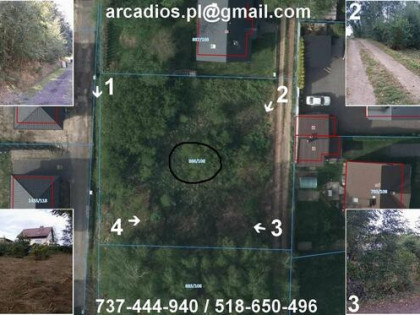 Działka 1200m2 pod budowę domu/domów w dzielnicy Rogoźna