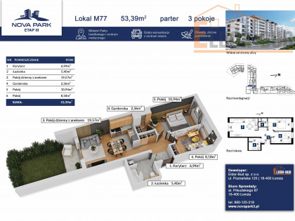 Mieszkanie Łomża rynek pierwotny ul. Akademicka