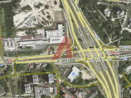 Działka usługowa Kraków Nowa Huta, Czyżyny, al. Jana Pawła II