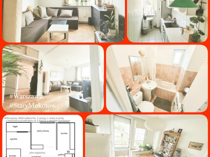 Mieszkanie Warszawa Mokotów, Górny Mokotów ul. Łowicka