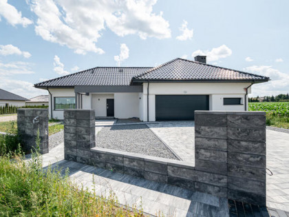 Dom jednorodzinny z garażem - Koronka/Borków Nowy