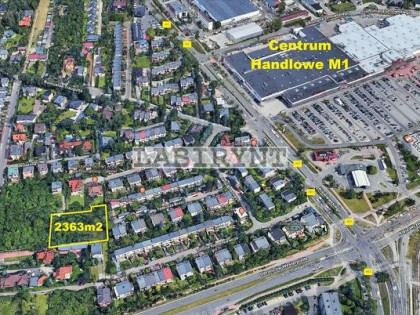 Nowa Cena! Przy M1 Północ 2366m2, wymiary 40x57