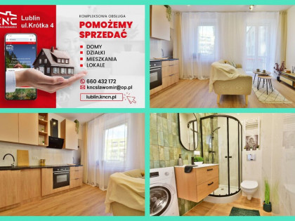 Mieszkanie do wejścia z parkingiem.