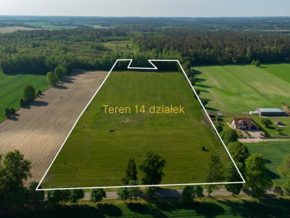 Działka budowlana Nowa Wieś Ostródzka gm. Olsztynek Dębowa Góra