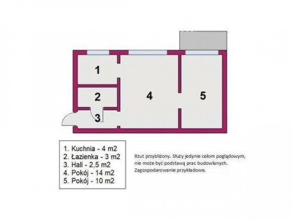 Na sprzedaż 2 pokojowe mieszkanie przy Parku.