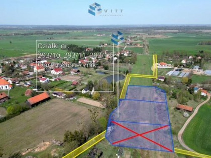 Działka budowlana Słonecznik gm. Morąg