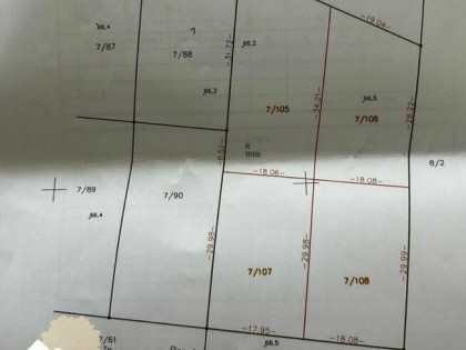 Prądy | MPZP | zabudowa bliźniacza | 4 dzialki