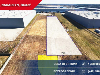 Działka pod magazyny, produkcję i usługi – Nadarzyn
