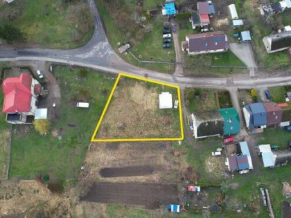 Świdwin Łąkowo działka 1000 m2 z kioskiem 36 m2