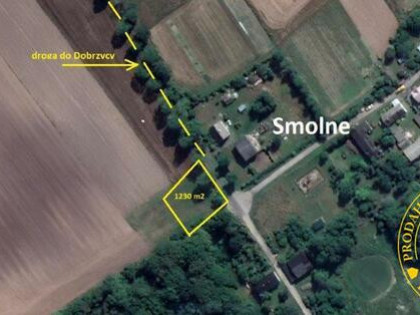 Działka budowl. 15 km od morza Smolne za Dobrzycą