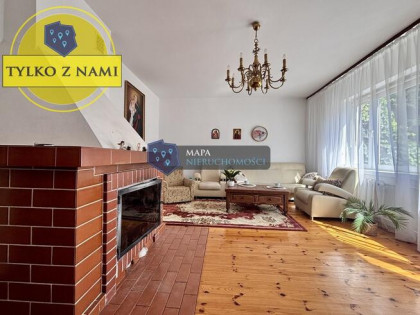 Dom rodzinny z kominkiem i ogrodem – blisko lasu