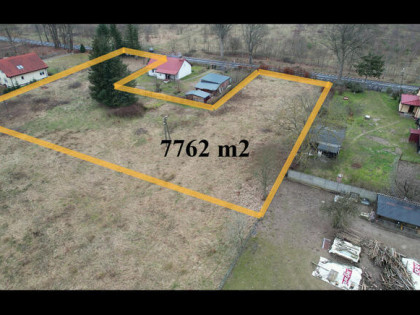 Szczeglino Mokre działka 7762 m2 przy drodze