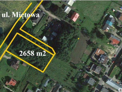 Koszalin ul. Miętowa duża działka budowl. 2658 m2