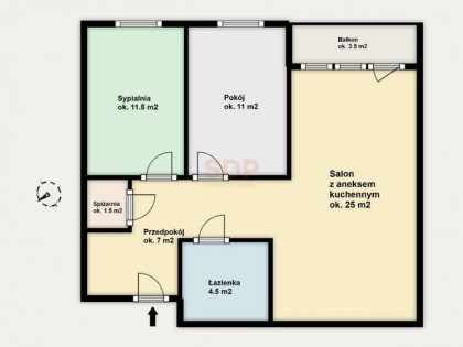 Mieszkanie Wrocław Krzyki, Tarnogaj, Klimasa