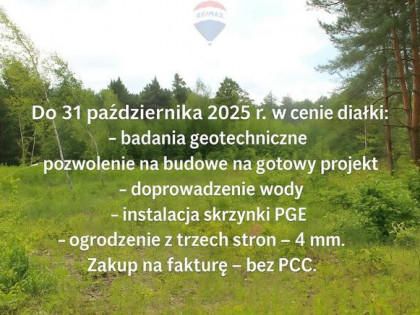 Działka budowlana w okolicach Pomiechówka