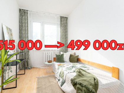 3 przestronne pokoje na Osiedlu Bukowym