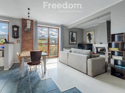 duże mieszkanie z kominkiem