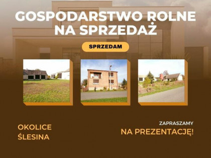 Okolice Ślesina – Dom z zabudowaniami gospodarczymi