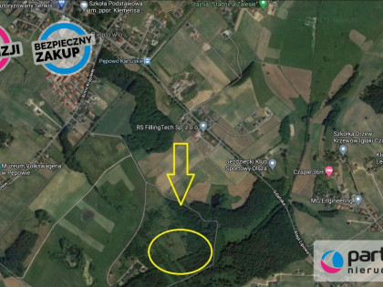Działka Pępowo ul. Łąkowa