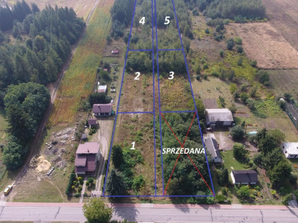 Działka, Dąbrowica, Ludwin, 10,5 ar, media,
