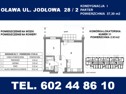 Oława mieszkanie z ogródkiem 2 pokoje_komórka lokatorska_parter_odbiór
