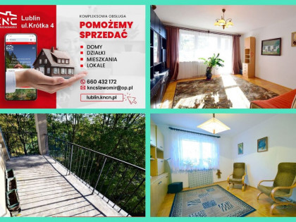 Mieszkanie 3 pokoje z pięknym balkonem, d. zieleni