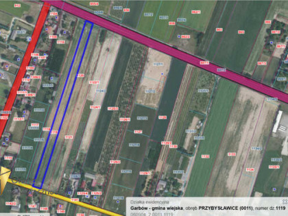 Działka budowlana Przybysławice gm. Garbów,