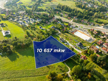 Duża działka budowlana w uzdrowisku Rabka