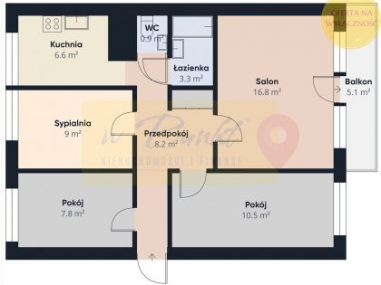 4-pokojowe  mieszkanie na os. Słonecznym