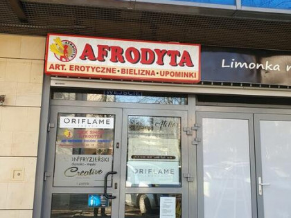 Wynajmę lub sprzedam sex shop Konin Al.1 Maja 22A Afrodyta