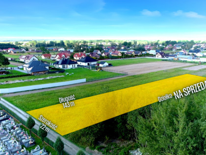 Działka 31 arów + Warunki Zabudowy - Trzeboś