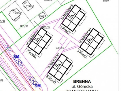 Koncepcja 72 mieszkań / apartamentów w Brennej – sprzedaż działki lub propozycja współpracy