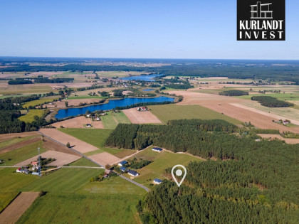 Działka budowlana 3.075 m² MPZP ściana lasu