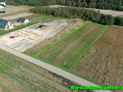 Działka w Zarzeczu gmina Zamość 0,22 ha